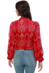 Arrow Escape Red Print Top