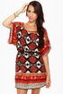 I Feel Print-y Tribal Print Dress