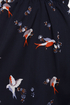 Three Little Birds Navy Blue Print Dress