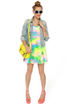 SYM Rainbow Velvet Dress