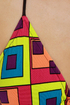 Geo Neo Neon Print String Bikini