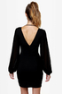 Up My Sleeves Black Dress