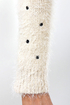Fuzzy Dice Ivory Sequin Sweater