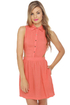 No Doubt Cutout Coral Dress
