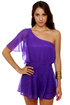 Pleat-y Little Things Purple Romper