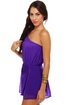 Pleat-y Little Things Purple Romper