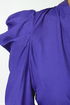 Baby, You're a Ruched Ma'am Indigo Blue Top