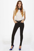Tripp NYC Antique Black High-Waist Skinny Jeans