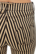 Tripp NYC Striped Antique Black and Beige Skinny Jeans