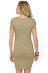 Photogenic Short Sleeve Olive Green Dress