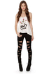 Tripp NYC Z-Cut Black Jeans