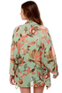Italian Riviera Sheer Mint Print Top