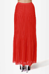 Bits and Creases Orange Maxi Skirt