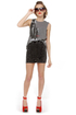 Street Cred Washed Grey Mini Skirt