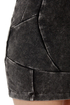 Street Cred Washed Grey Mini Skirt