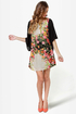 Ticket to Paradise Floral Print Kimono Dress