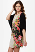 Ticket to Paradise Floral Print Kimono Dress