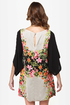 Ticket to Paradise Floral Print Kimono Dress