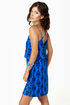 Volcom Mag Pie Blue Print Dress