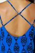 Volcom Mag Pie Blue Print Dress