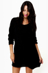 Volcom Sin Ombre Black Sweater Dress