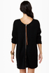Volcom Sin Ombre Black Sweater Dress