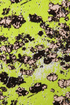 Volcom Hey Poppy Lime Green Print Dress