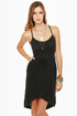 Volcom Autumn Spice Charcoal Grey Dress