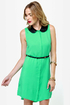 Volcom Over Our Heads Green Dress