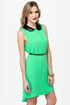 Volcom Over Our Heads Green Dress