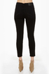 Volcom What the Twill Black Skinny Jeans