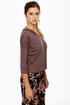 Volcom My Favorite Cropped Hoody Brown Top