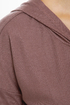 Volcom My Favorite Cropped Hoody Brown Top