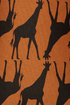 Volcom Copy Kat Orange Giraffe Print Backpack