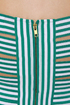 Beauty and the Beach Striped Green Bandage Dress