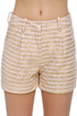 Gild-y as Charged Striped Gold Shorts