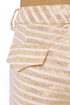 Gild-y as Charged Striped Gold Shorts