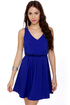 Monsoon Season Royal Blue Dress