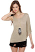 Propose a Toast Taupe Top