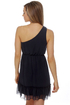 Dream Come True Navy Blue One Shoulder Dress