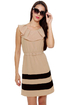 Smooth Sailing Taupe Dress