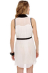 Easy to Pleats Sheer White Dress