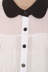 Easy to Pleats Sheer White Dress