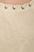 Major Lacer Short Sleeve Beige Top