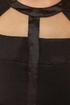 Nightin-gala Black Silk Dress