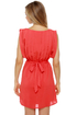 Plus One Coral Red Dress