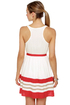 Fiesta Fun Striped Ivory Dress
