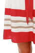 Fiesta Fun Striped Ivory Dress