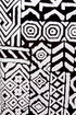 Maze to Order Black and White Print Top