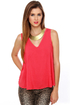 Cage Turner Red Tank Top